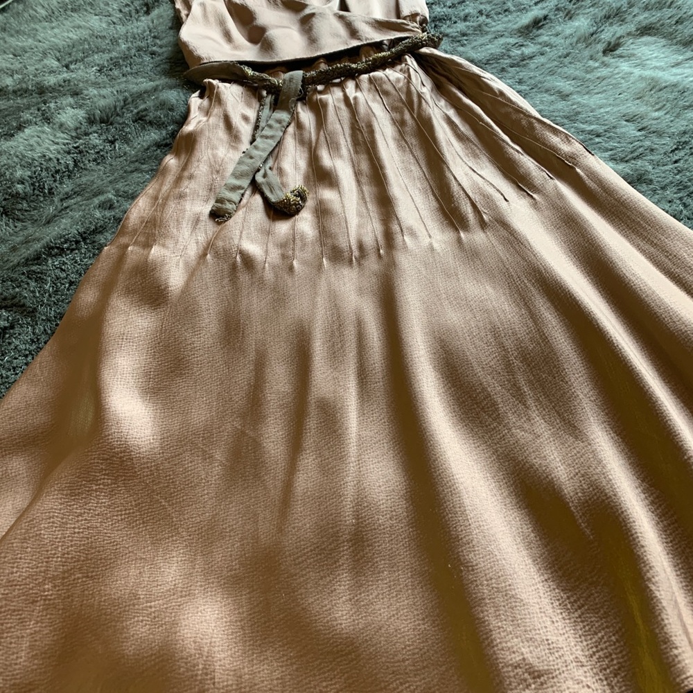 Gorgeous Vintage Elie Tahari Gold Silk Dress